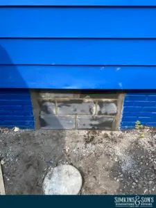 Basement Window Removal and Masonry Work in Moorestown